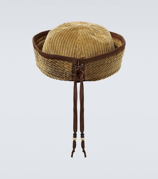 Corduroy hat