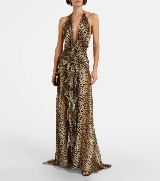 Georg leopard-print maxi dress