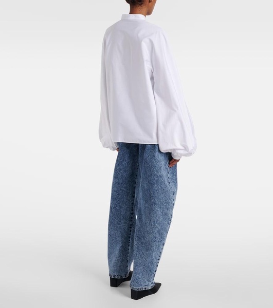 Cotton poplin shirt