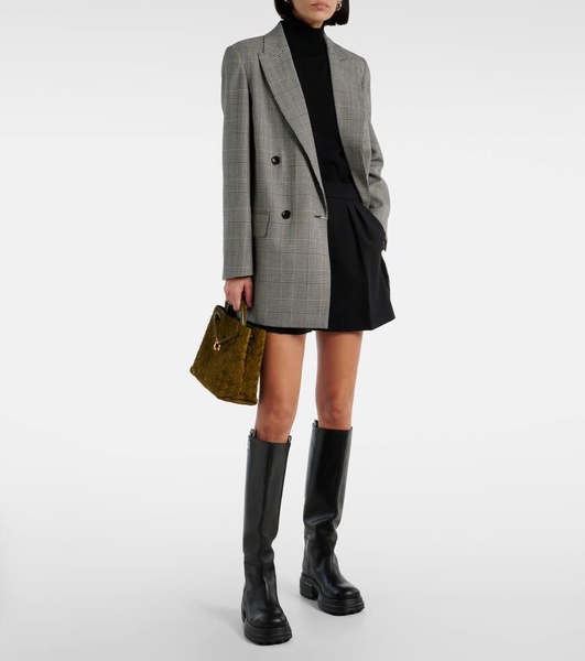 Paniere houndstooth virgin wool blazer