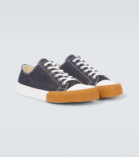 Bloc denim sneakers
