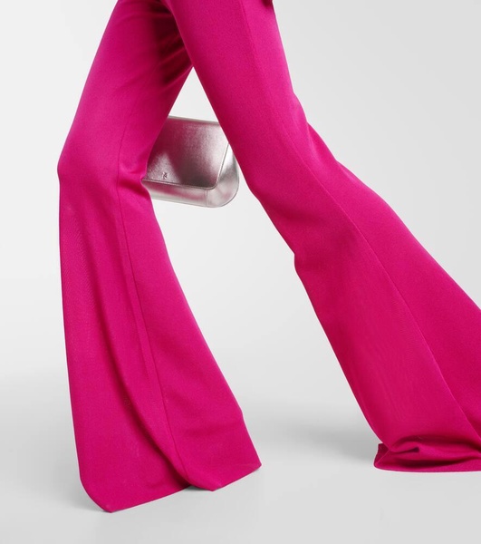 One-shoulder flared jumpsuit