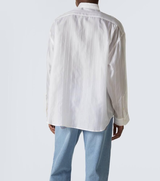 Striped jacquard shirt