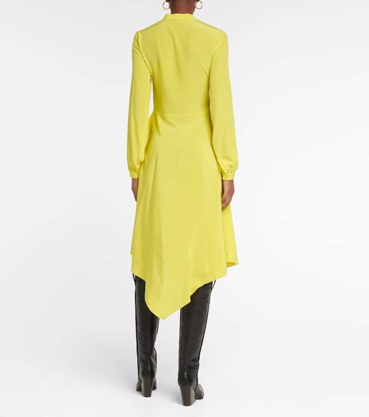 Silk midi dress