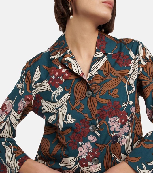 Fauna printed poplin shirt