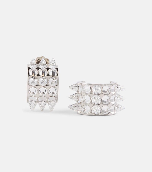 Karma crystal-embellished earrings