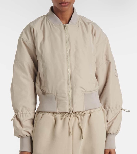 Truenature cropped bomber jacket