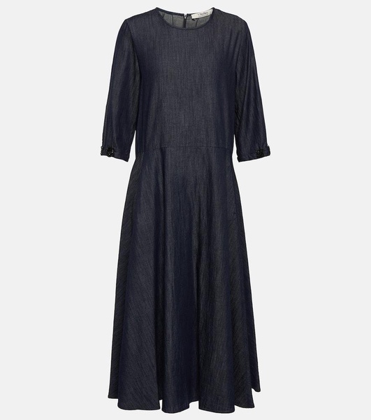 Valery denim midi dress