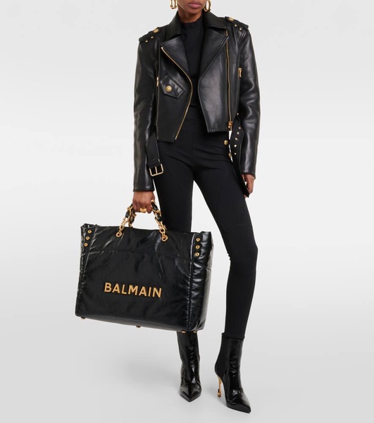 1945 padded leather tote bag