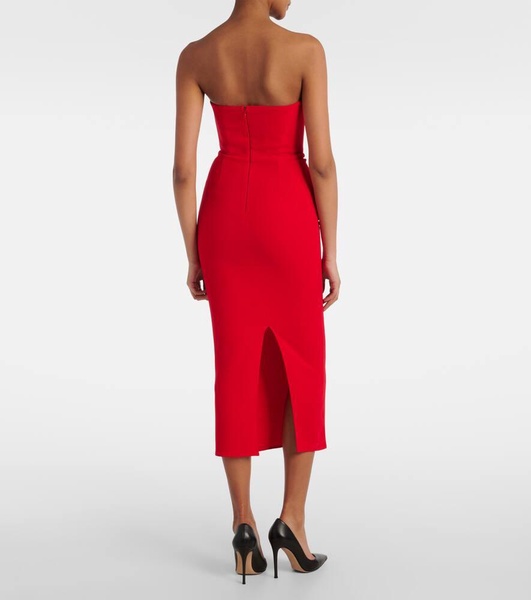 Crêpe corset dress