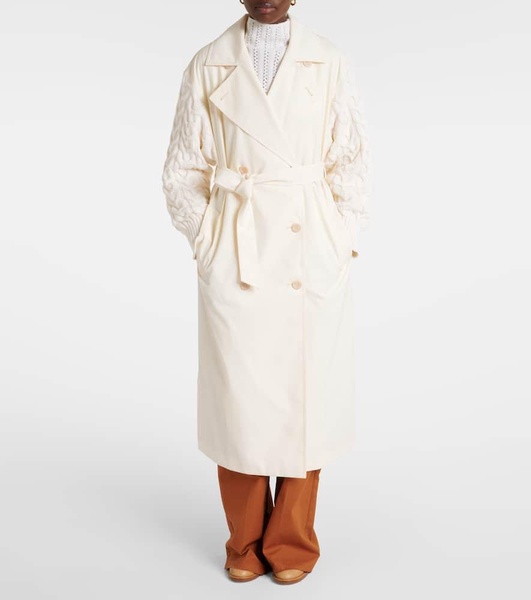 Cicladi wool trench coat