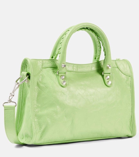 Le City Small leather tote bag