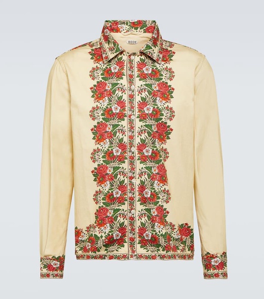 Winter Bouquet cotton shirt