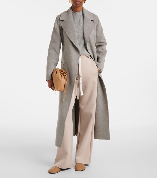 Bali cotton-blend jersey wide-leg pants