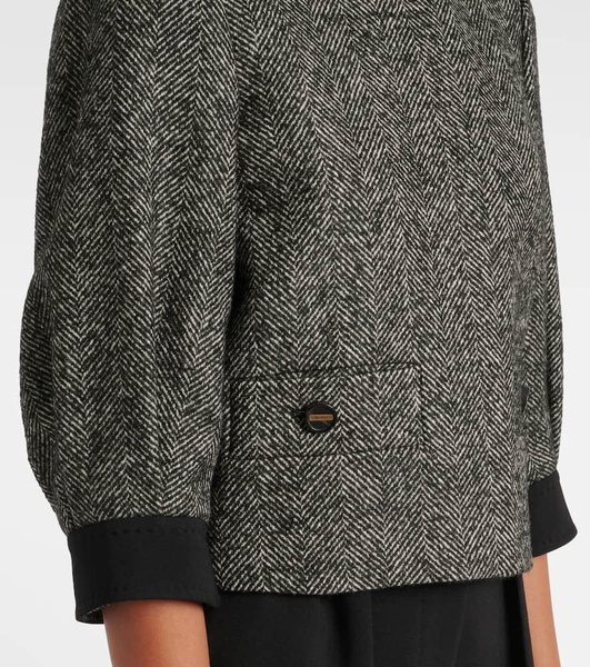 Gattini chevron bouclé jacket