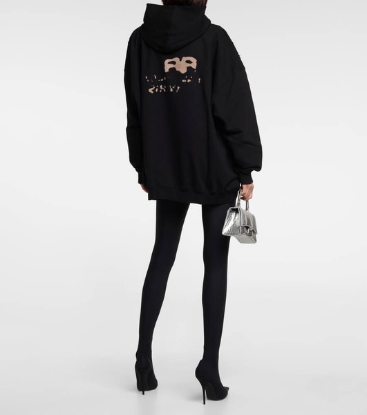 Oversized cotton hoodie