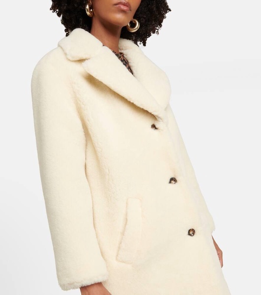 Nicolette cotton and wool coat