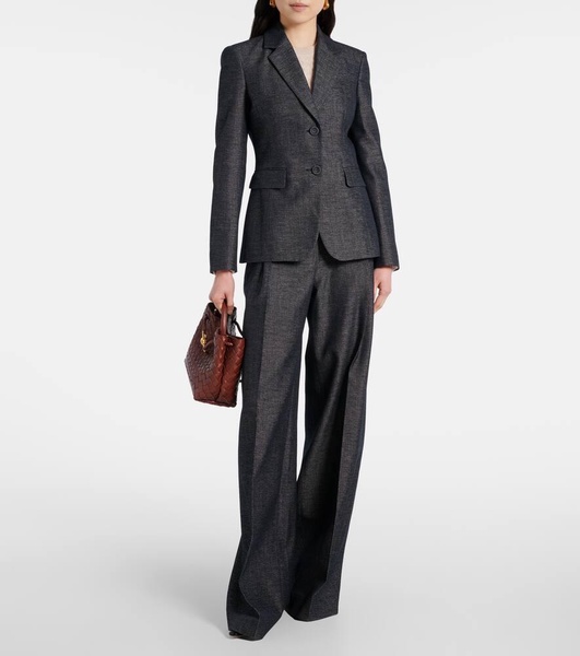 Fenice cotton and silk blazer