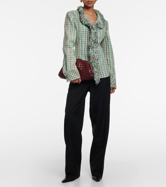 Lauren 1980 Intrecciato leather clutch