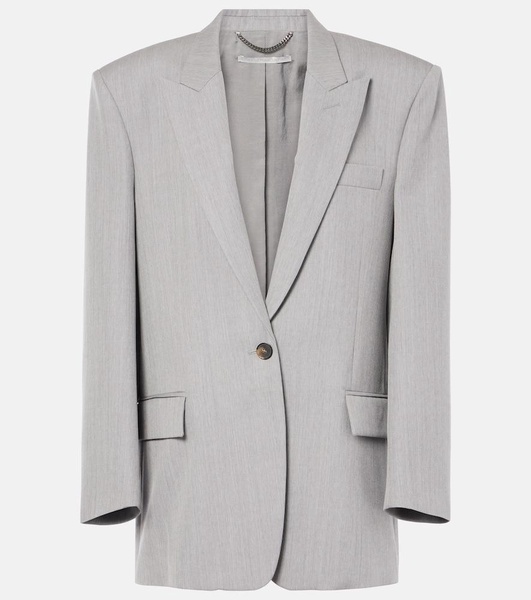 Oversized wool blazer