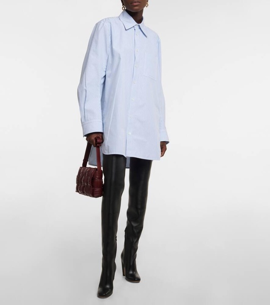 Leather over-the-knee boots