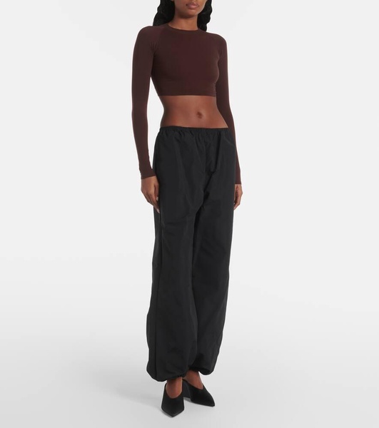 Balloon straight pants