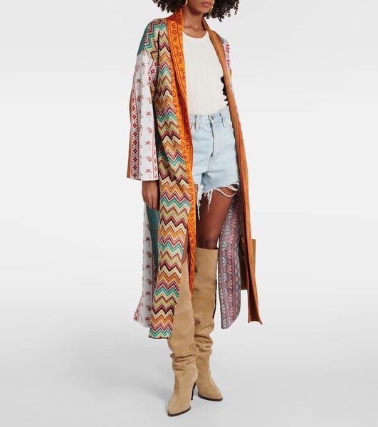 Scent of Incense patchwork coat