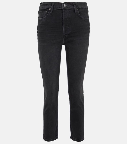 Riley high-rise cropped slim jeans