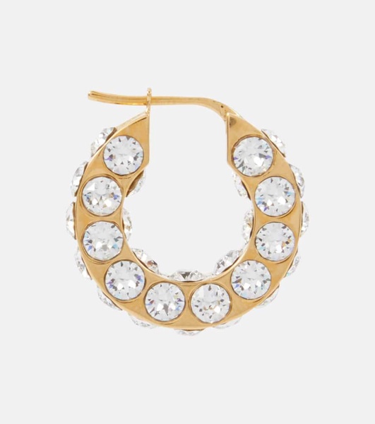 Jah crystal-embellished hoop earrings