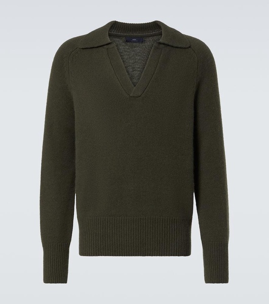 Mr Clifton Gate cashmere polo sweater