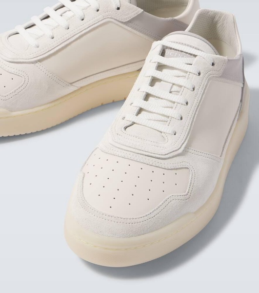 Basket suede and leather sneakers