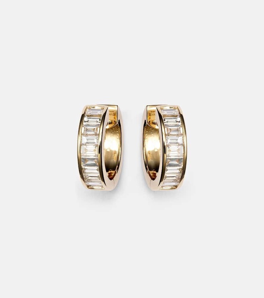 Hannah 18kt gold earrings with diamonds