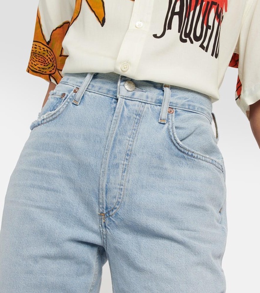 Riley high-rise cropped jeans
