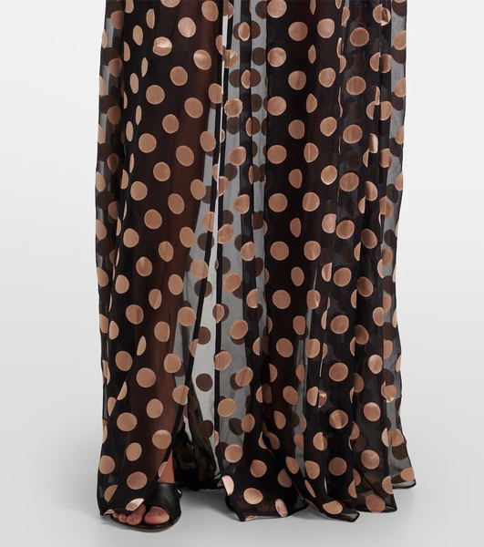 Aurelia printed gown