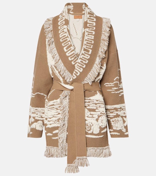 Beyond The Horizons silk-blend cardigan