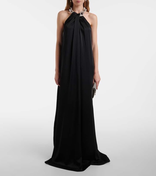 Chain-detail maxi dress