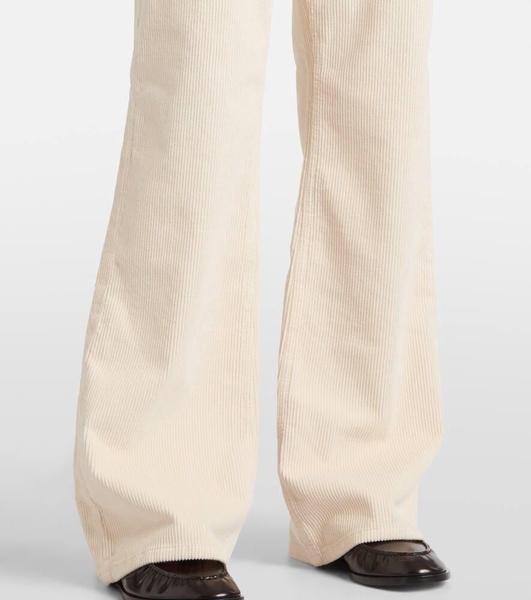 Padua mid-rise cotton corduroy flared jeans