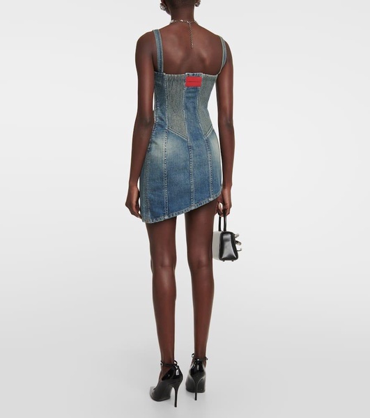 Crystal-embellished minidress