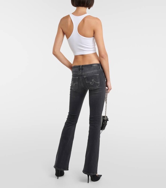 Mid-rise bootcut jeans 