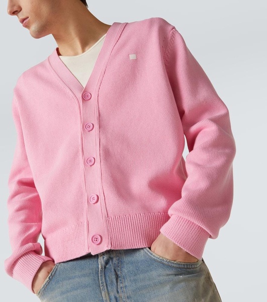 Face cotton cardigan