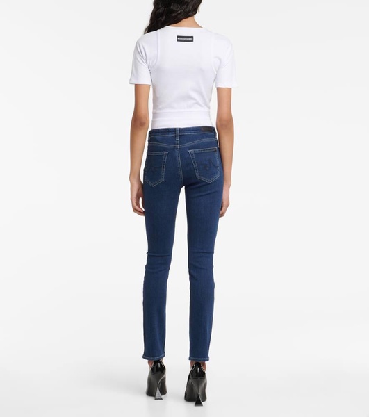 Mari high-rise slim jeans