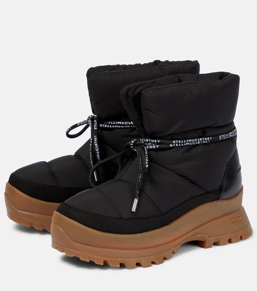 Padded ankle boots