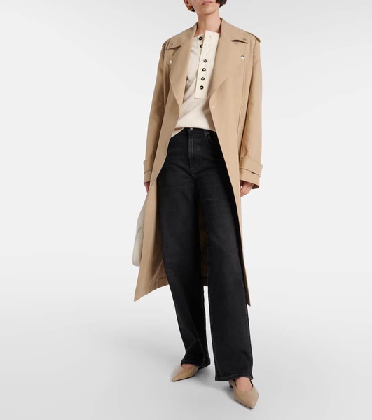 Harper mid-rise straight jeans 