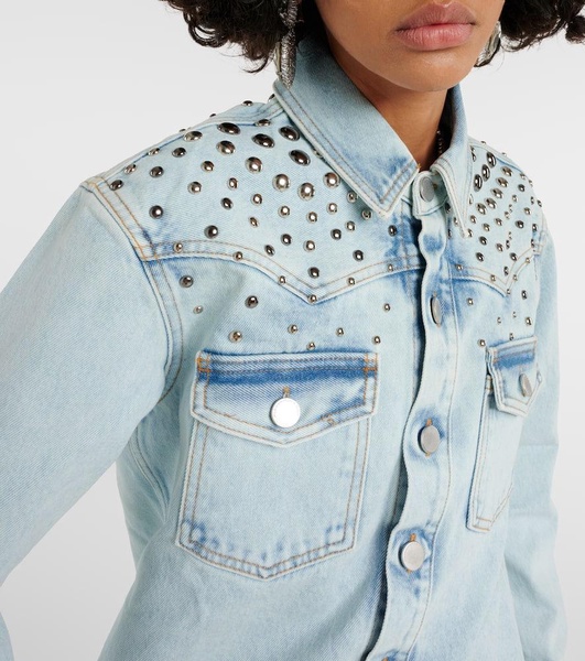 Studded denim jacket