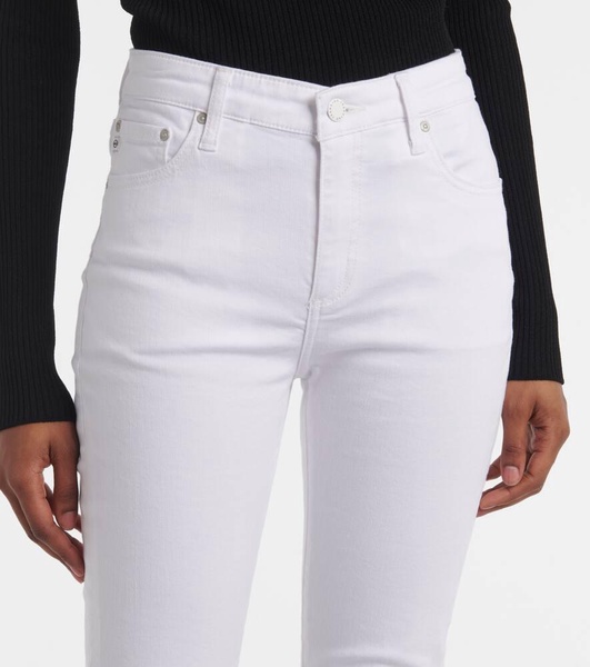 Mari high-rise cropped flared jeans