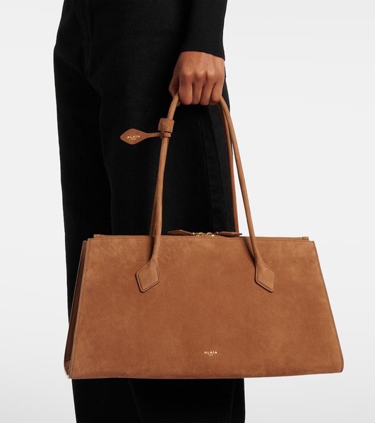 Le Teckel suede tote bag