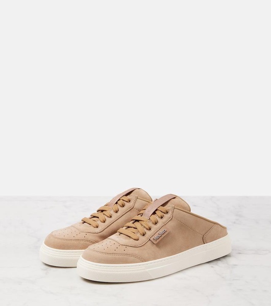 Slides suede sneakers