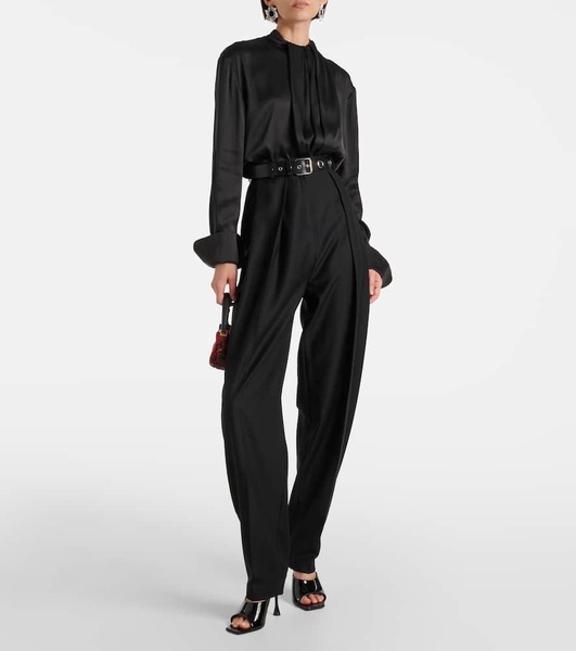 Silk satin blouse