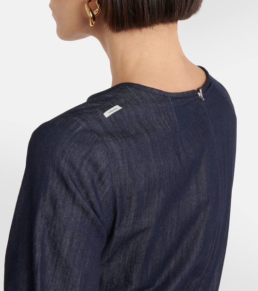 Valery denim midi dress