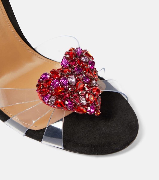 Love Me 105 embellished PVC sandals